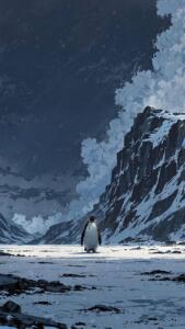“Poignant truth beyond a meme…🗻🐧”