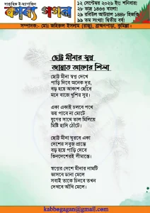 ছোট্ট মীনার স্বপ্ন